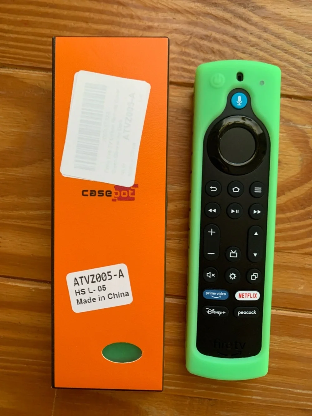 NWT CaseBot Lime Green Silicone Cover for Firestick TV Remote